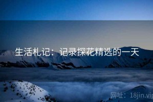 生活札记:记录探花精选的一天 生活札记:记录探花精选的一天
