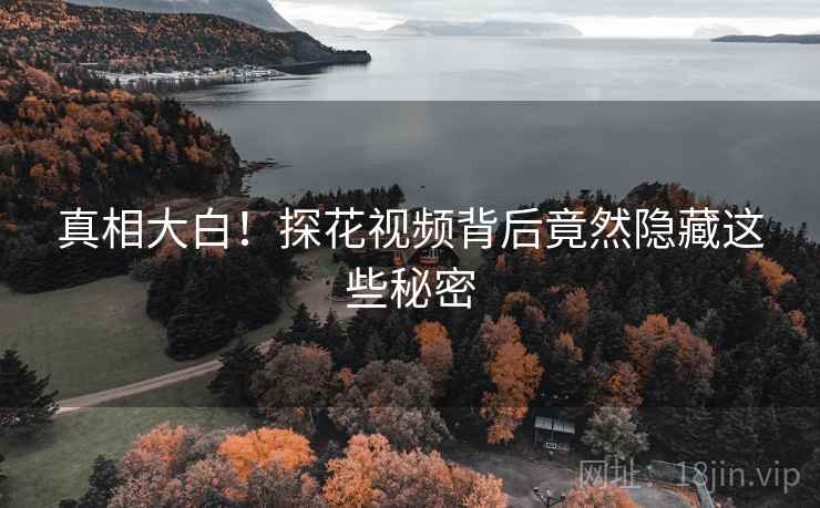 真相大白!探花视频背后竟然隐藏这些秘密 真相大白!探花视频背后竟然隐藏这些秘密